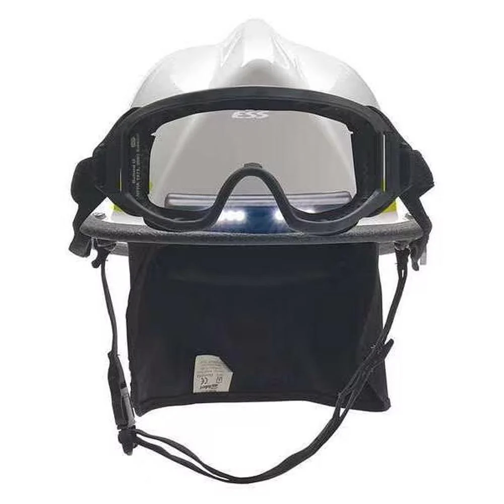 Bullard Fire Helmet, Ultem(R), White, IZ4 Goggle - Ysert