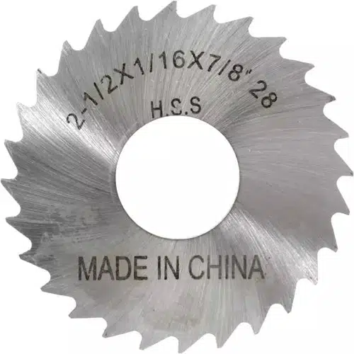 Grizzly G9471 - HSS Slitting Saws - 2-1/2