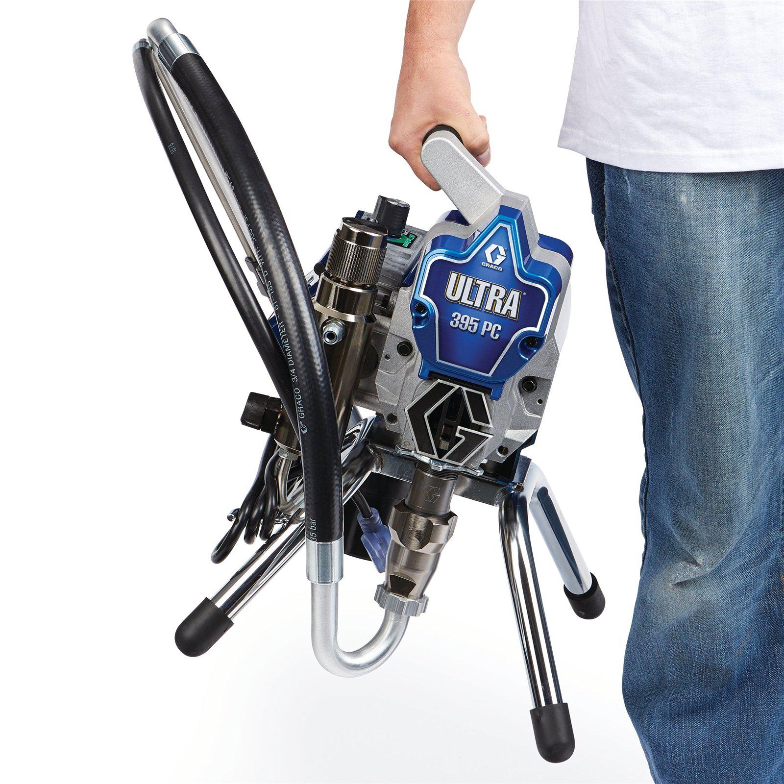 Graco 395 Ultra Pro Contractor 3300 PSI @ 0.54 GPM Electric Airless Paint Sprayer - Stand - Ysert