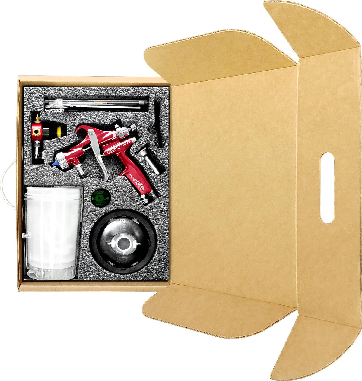 C.A Technologies CAT-Xpress  CAT Pack - 3M PPS™ 2.0 Cup HVLP Premium Pressure Feed Spray Gun - Ysert