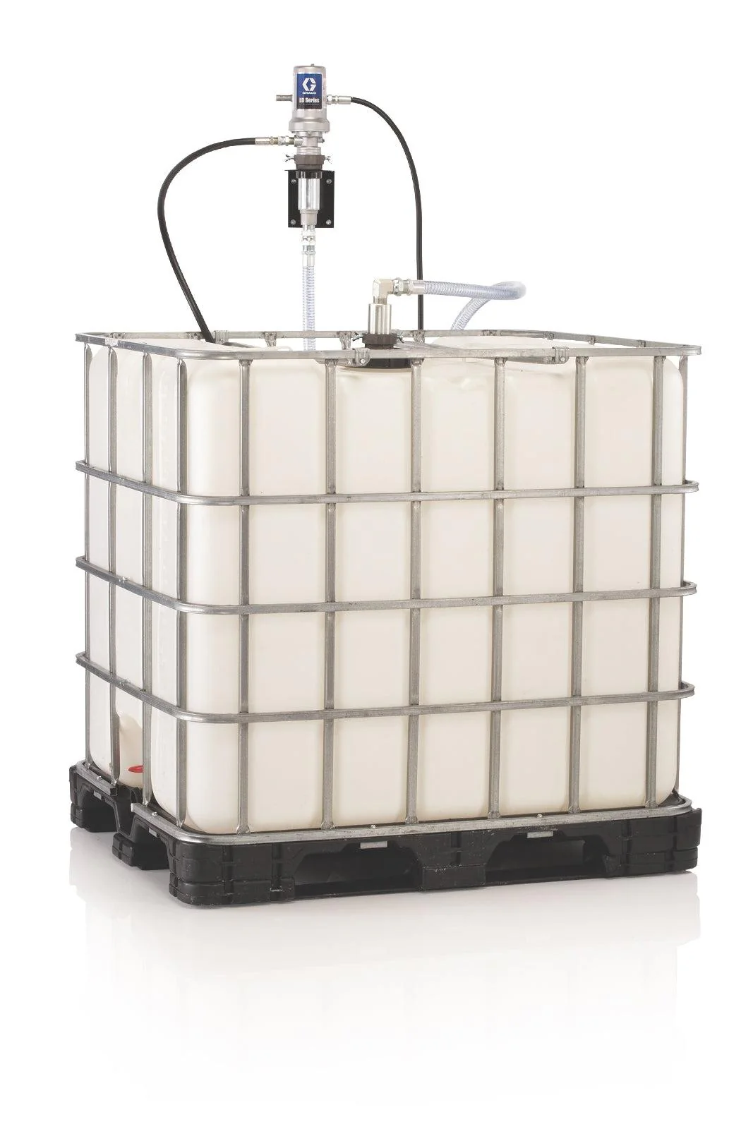 Graco LD Series 5:1 275 Gallon (1040 Liter) Tote Wall Mount Oil Pump CE Packages Include 2-Way Vented Valve and Air Regulator - Ysert