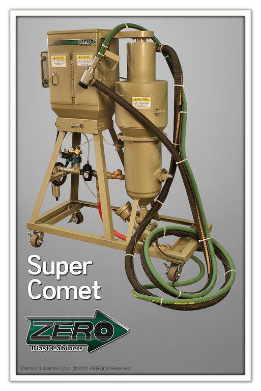 Clemco 12546 Super Comet Portable Closed-Circuit Pressure Blast Tool - Ysert