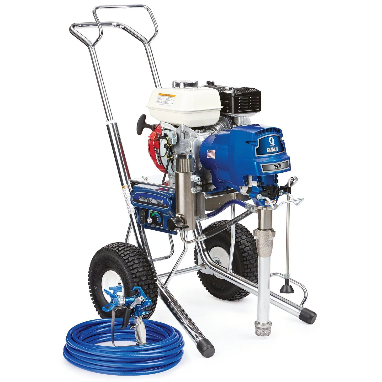 Graco GMAX II 3900 Standard Series 3300 PSI @ 1.25 GPM Honda Engine Gas Airless Sprayer - Hi-Boy - Ysert