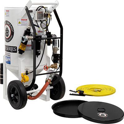 Pneumatic SODA Storm 150 PSI Pressure Hold System 6.5 cu.ft. Portable Abrasive Soda Blast Pot - Ysert