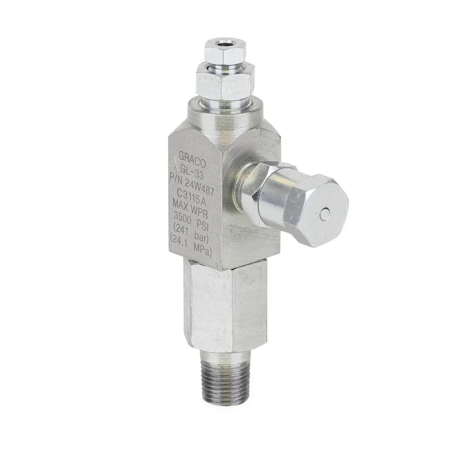 Graco GL-43 Carbon Steel Oil Stand-Alone Injector, 1/4 NPT (must order in quantities of five) - Ysert