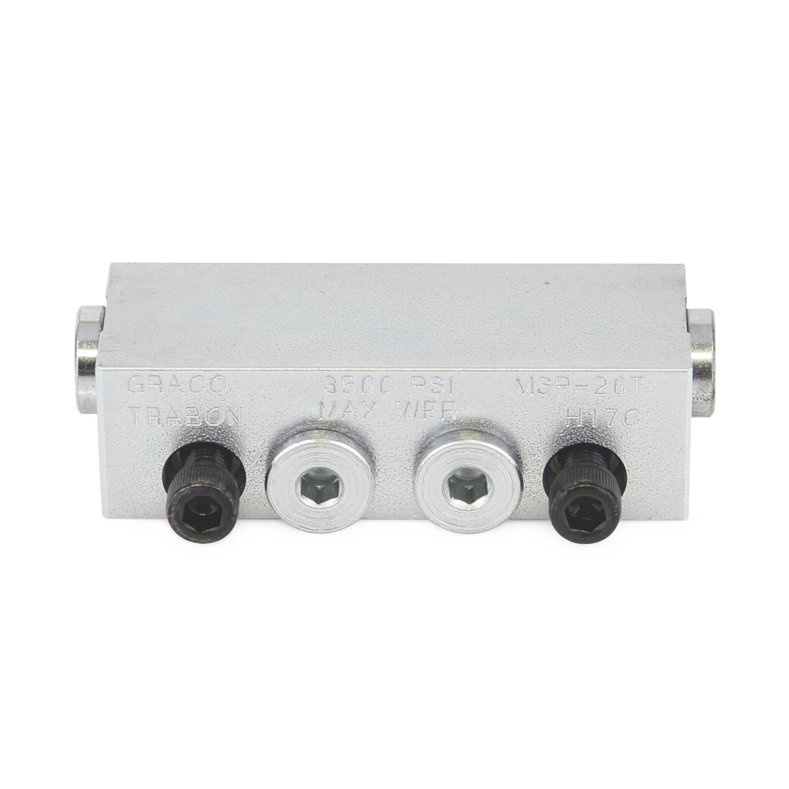 Graco Trabon® MSP Stainless Steel Modular Divider Valve - MSP-30S-SS - 0.98 cm³ (0.060 in.³) - Ysert