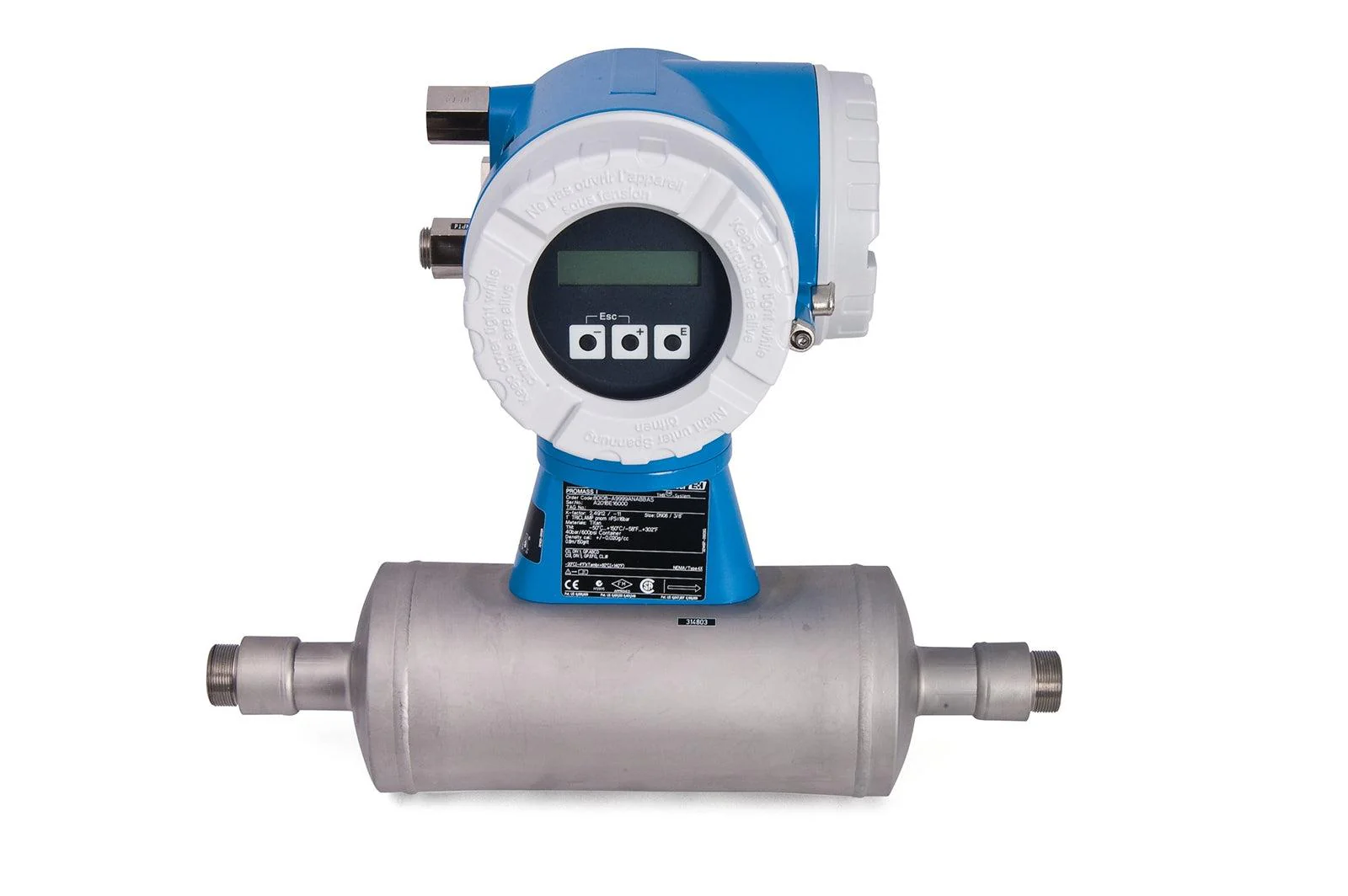 1/4 in Coriolis Flow Meter Kit for In-Line Fluid Monitoring Packages - Ysert