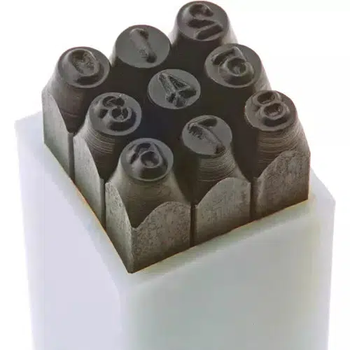 Grizzly G5746 - Steel Stamping Set - 1/8