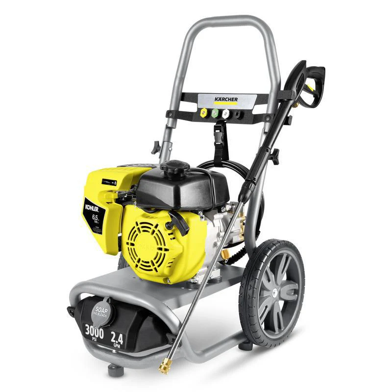 K'A'RCHER G3000XK 3000 PSI @ 2.4 GPM Direct Drive Axial KOHLER® RH265 Cold Water Gas Pressure Washer - Ysert