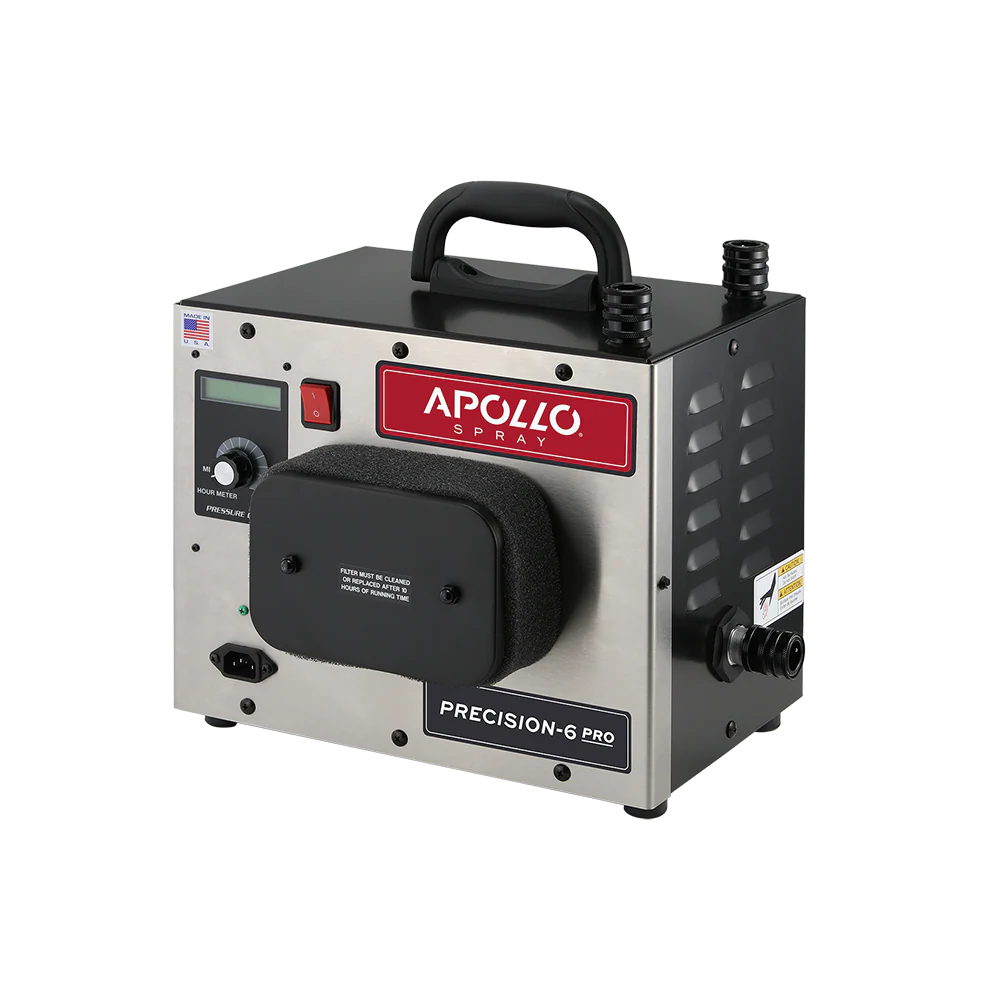 Apollo P6PRO+110-7700GT-600 PRECISION-6 PRO PLUS Turbo Paint Spray System with 600cc Gravity Cup - Ysert