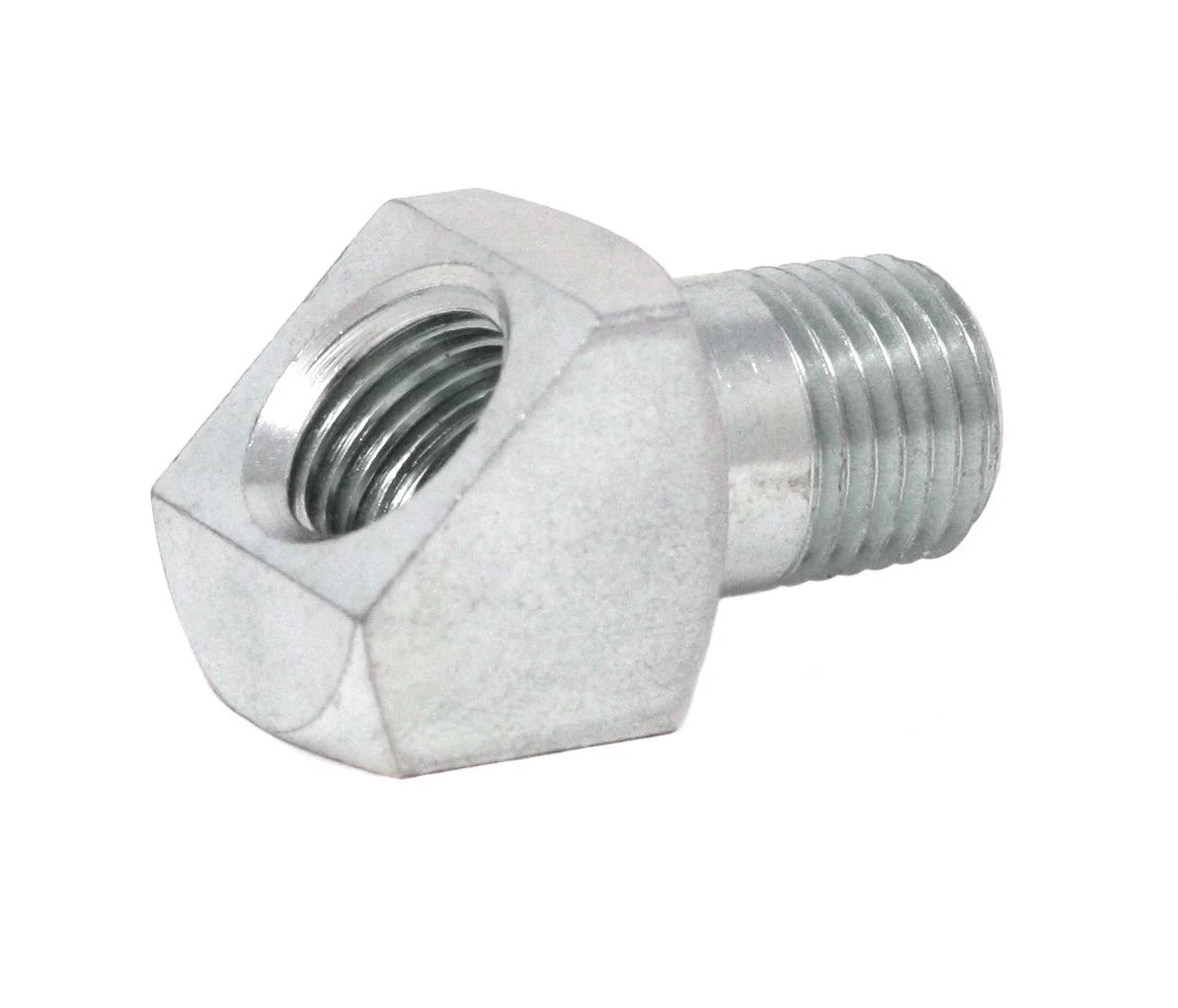 Graco Pipe Fitting - 45° Street Elbow - 1/4 inch Female x 1/4 inch Male, Steel - Ysert