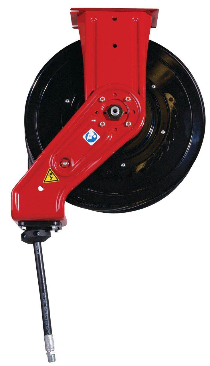 Graco SD 10 Series Hose Reel w/ 3/8 in. X 35 ft. Hose - Air/Water - Red (Overhead Mount) - Ysert
