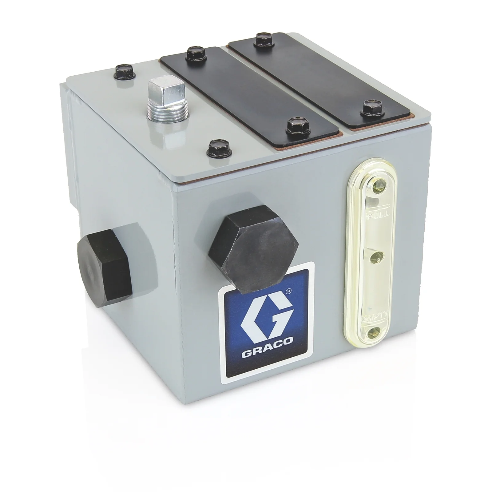 Graco Manzel® MB Series Lubricator - 2 Pint (0.95 Liter) Reservoir (2 Pump Stations Max), No Pumps Installed, 60:1 - Ysert