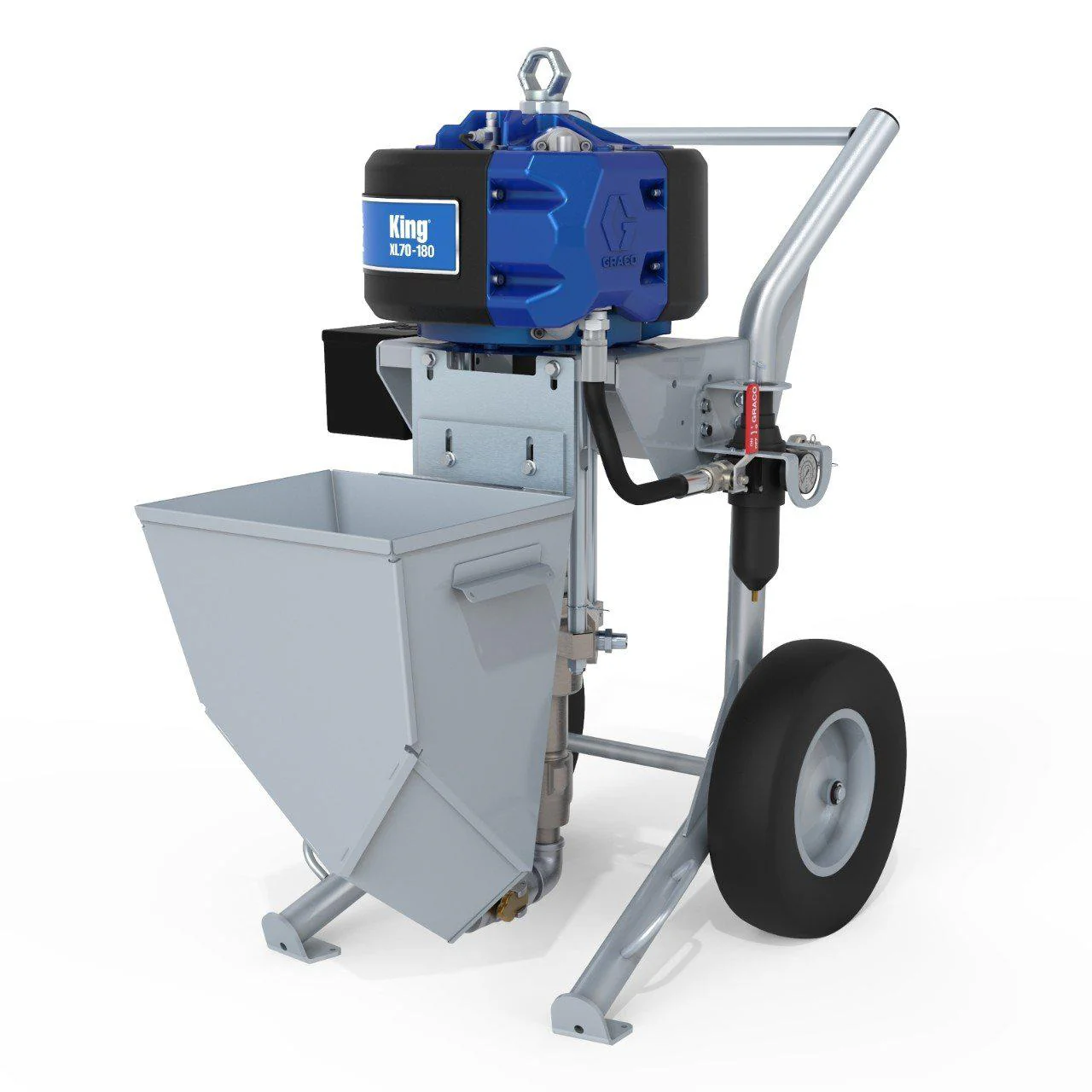 Graco King 70:1 Heavy-Fluid Sprayer, XL6500, XHF Gun, 429 XHD Tip, 1/2 in x 15m (50 ft) Hose, 3/8 in x 1.8 m (6 ft) Whip - Ysert