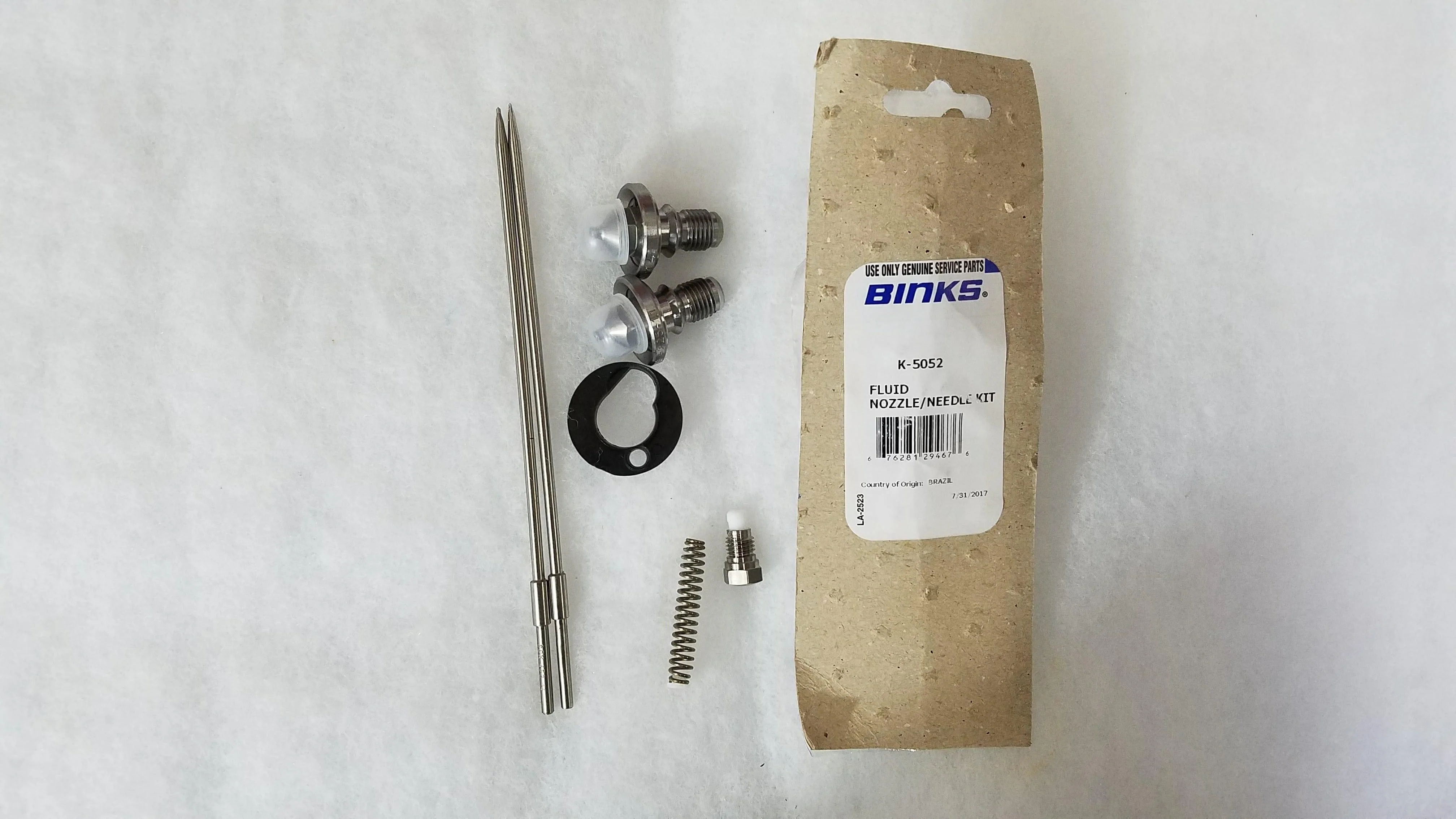 Binks K-5052 Fluid Tip/Needle Nozzle Kit 1.1mm, 1.4mm - Ysert