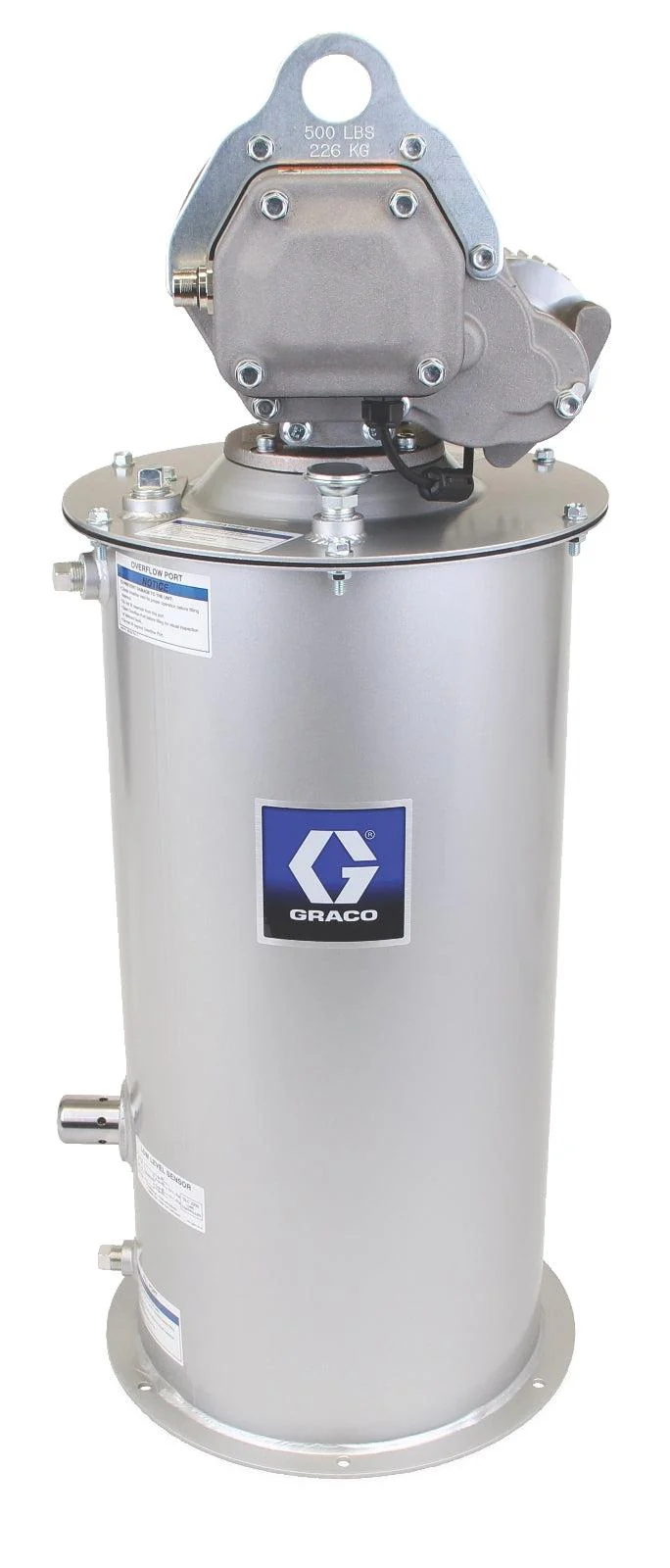 Graco Electric Dyna-Star® HP Pump System, Low Level, 90 lb (41 kg). Reservoir - Ysert