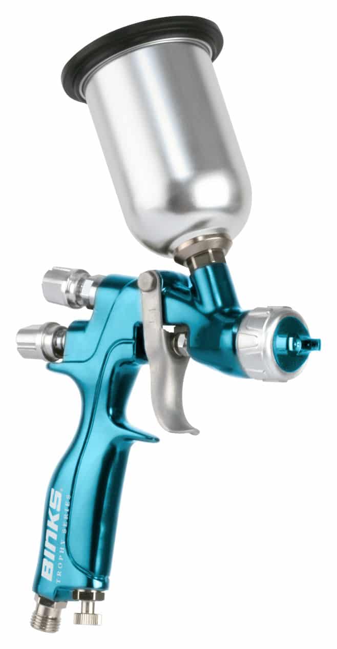 Binks Trophy HVLP Gravity Fed Touch Up Spray Gun - Ysert