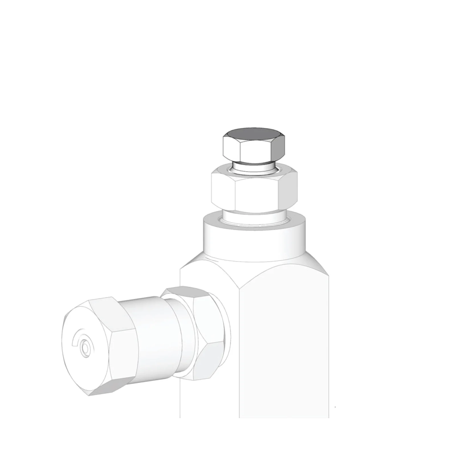 Graco GL-32™, GL-33™, GL-42™, and GL-43™ Outlet Fittings - Outlet Closure Plug, Carbon Steel - Ysert