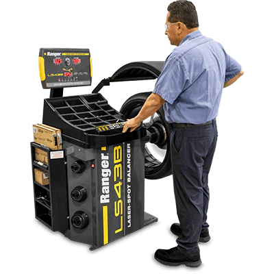 Ranger LS43B (5140151) Wheel Balancer / 3D Quick-Touch Laser-Spot / 36 mm Shaft - Ysert