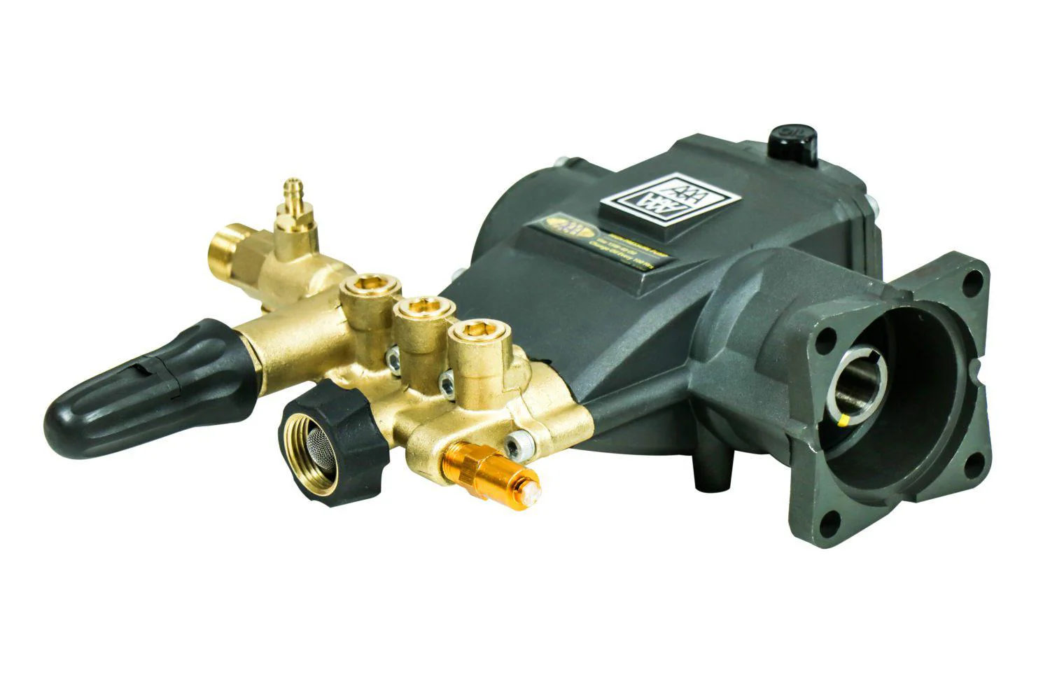AAA 9.6GA12 Horizontal Triplex 3200 PSI @ 2.8 GPM Pressure Washer Pump Kit w/ C32 Powerboost Technology - Ysert