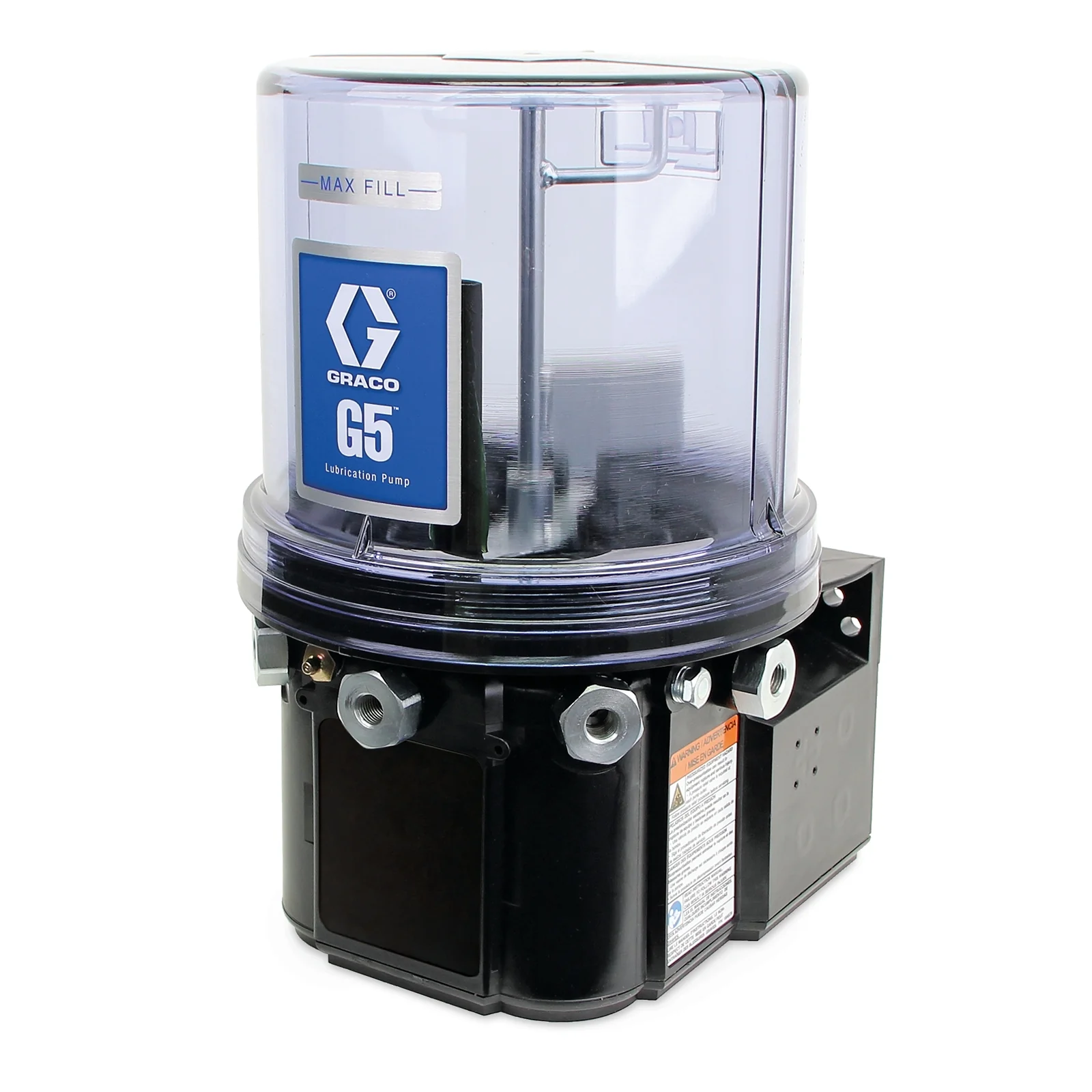 Graco G5™ Pro Pump Assembly, 24 VDC, 4 Liter, Auto-Fill Shut Off, Low Level, Pressure Relief Valves, Return To Reservoir, 5-Pin CPC - Ysert