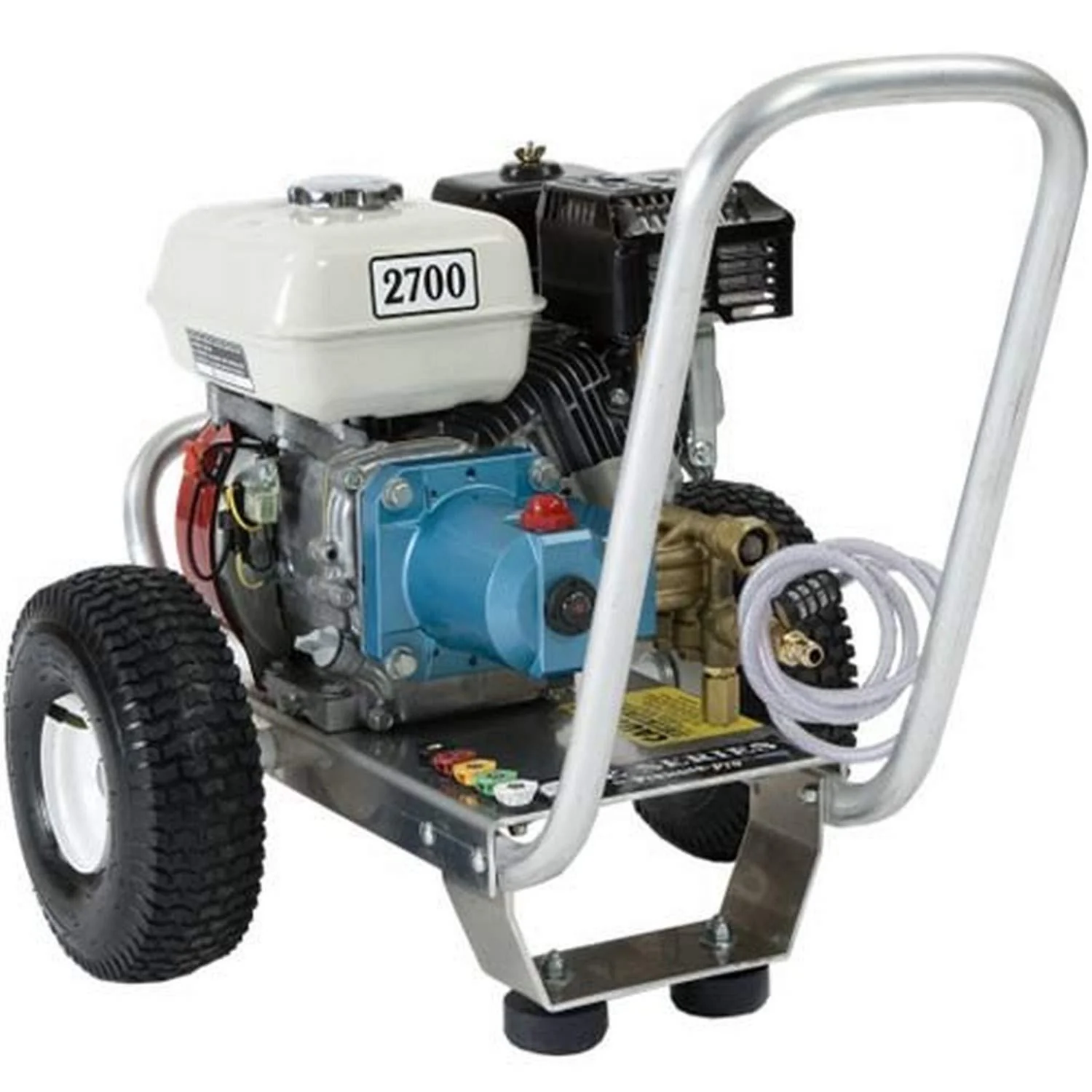 Pressure-Pro Eagle II 2700 PSI @ 3.0 GPM CAT Pump Direct Drive Gas Honda Engine Cold Water Pressure Washer - Cart - Ysert
