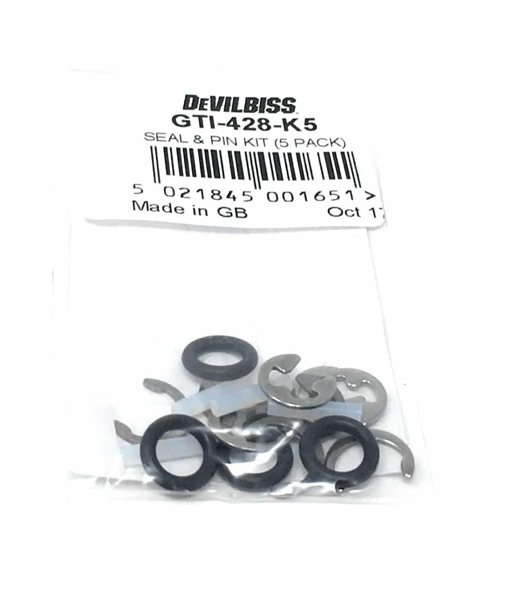 Devilbiss Clip, Seal & Pin Kit (5 each) - Ysert