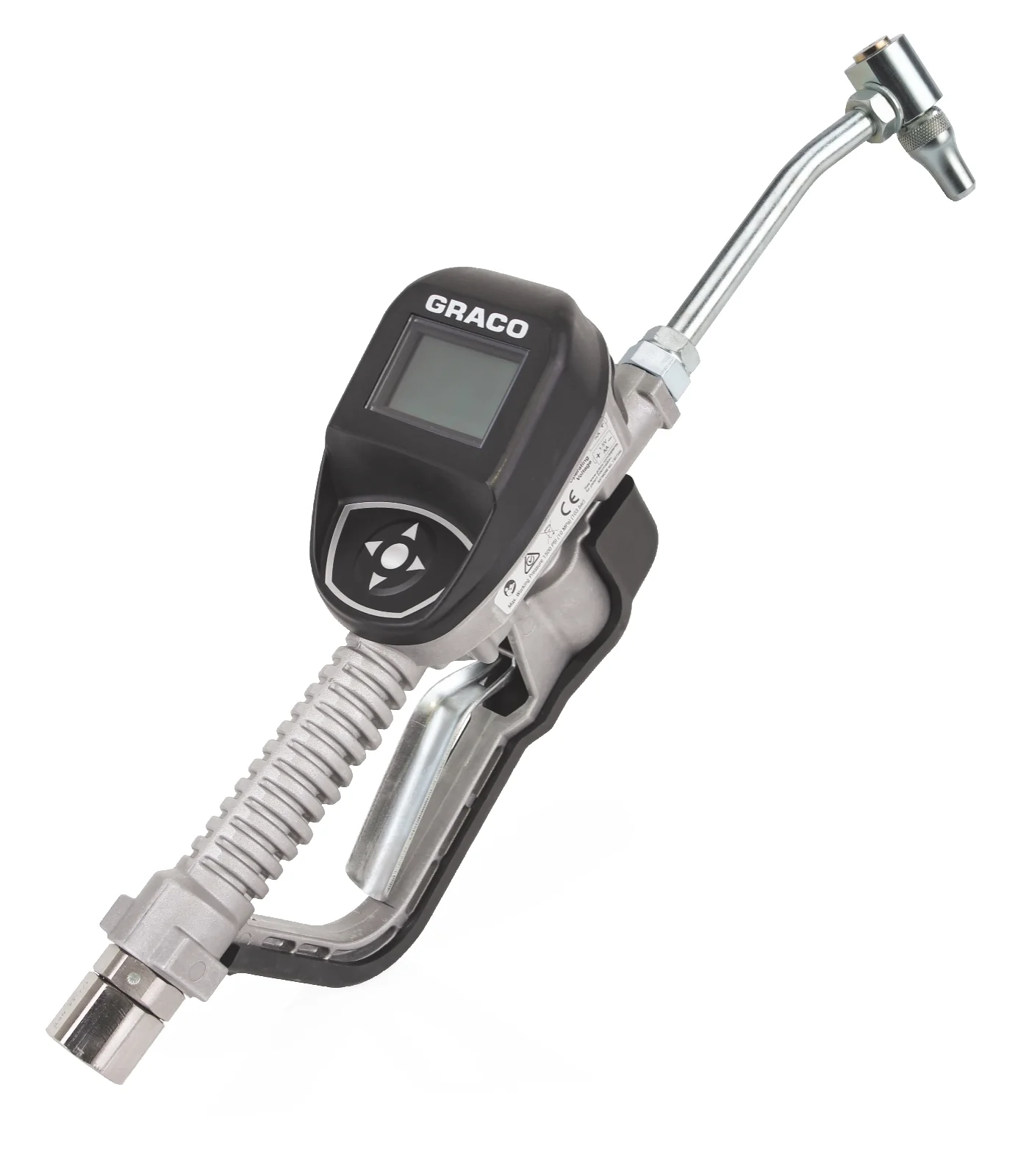 Graco SDM8 Series Electronic Manual Gear Lube Meter - Rigid Extension - 1/2 in. (13 mm) Inlet - Ysert