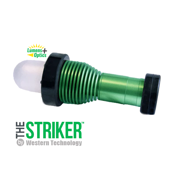 STRIKER™ A-Model LED Lighthead w/ 100ft 14/3 SOOW cable, NON-EXP Proof Power Box, NON-EXP Plug, Long Handle (includes Hook & Dome Diffuser) - Ysert