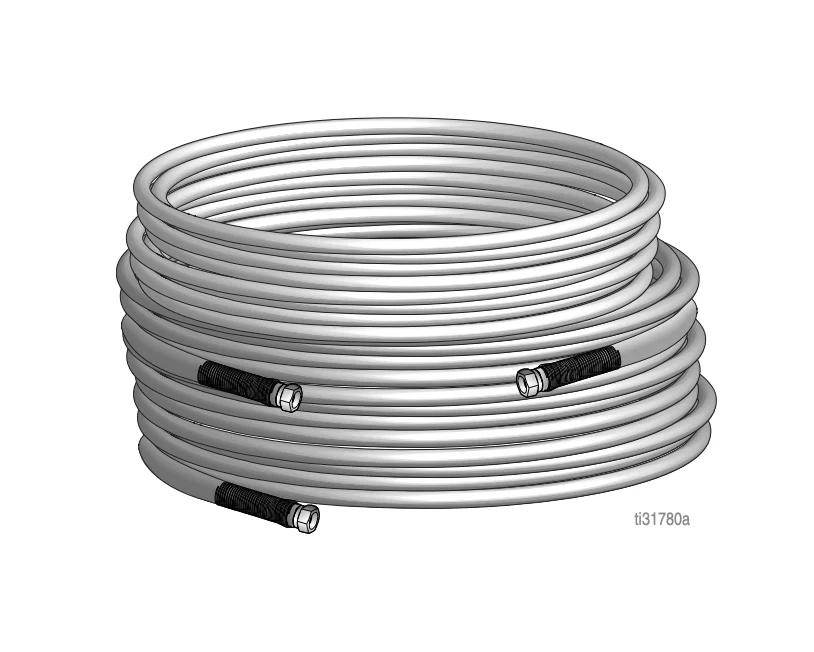 Graco 16U761 GH933 1/2 in x 250 ft Roof Rig Hose Kit - Ysert