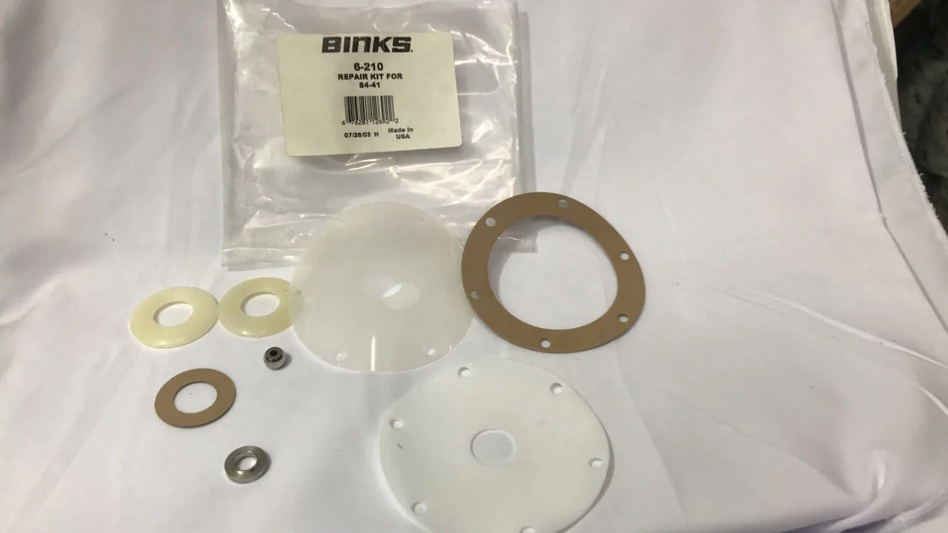 Binks 6-210 Repair Kit, 84-414/84-409 - Ysert