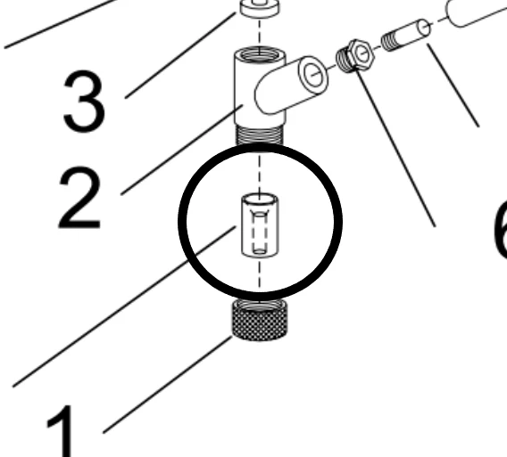 Clemco 11935 Nozzle Boron No. 5 - Ysert