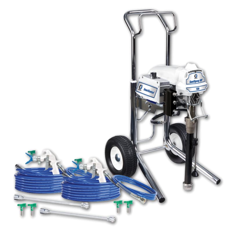 Graco 25R793 SaniSpray HP 130 2-Gun Cart Airless Sprayer - Disinfectant Sprayer - Ysert