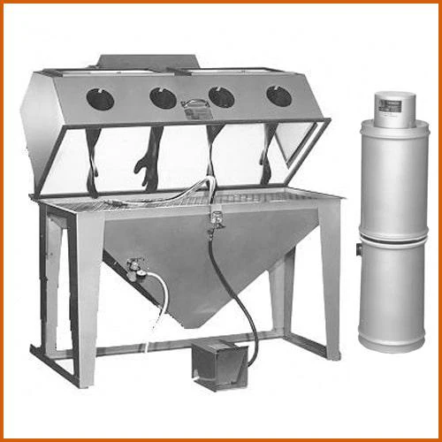 TRINCO™ Model 60×24 Sandblast Cabinet Split Level with BP Dust Collector - Ysert