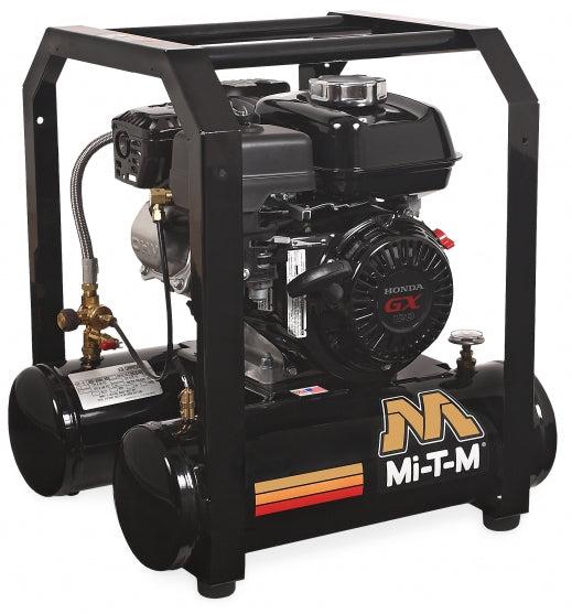 Mi-T-M Single Stage Gasoline Portable Air Compressors 4.8 CFM- 90 PSI - 5 gal - (49-State) - Ysert