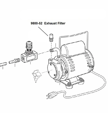 Allegro Exhaust Filter, 980052 - Ysert