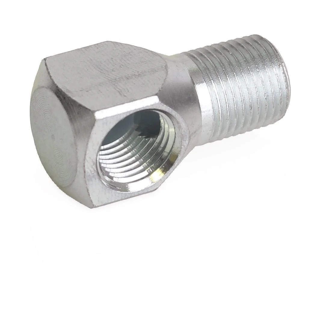 Graco Pipe Fitting - 90° Street Elbow, 1/8 in Female x 1/8 in Male threads, Steel - Ysert
