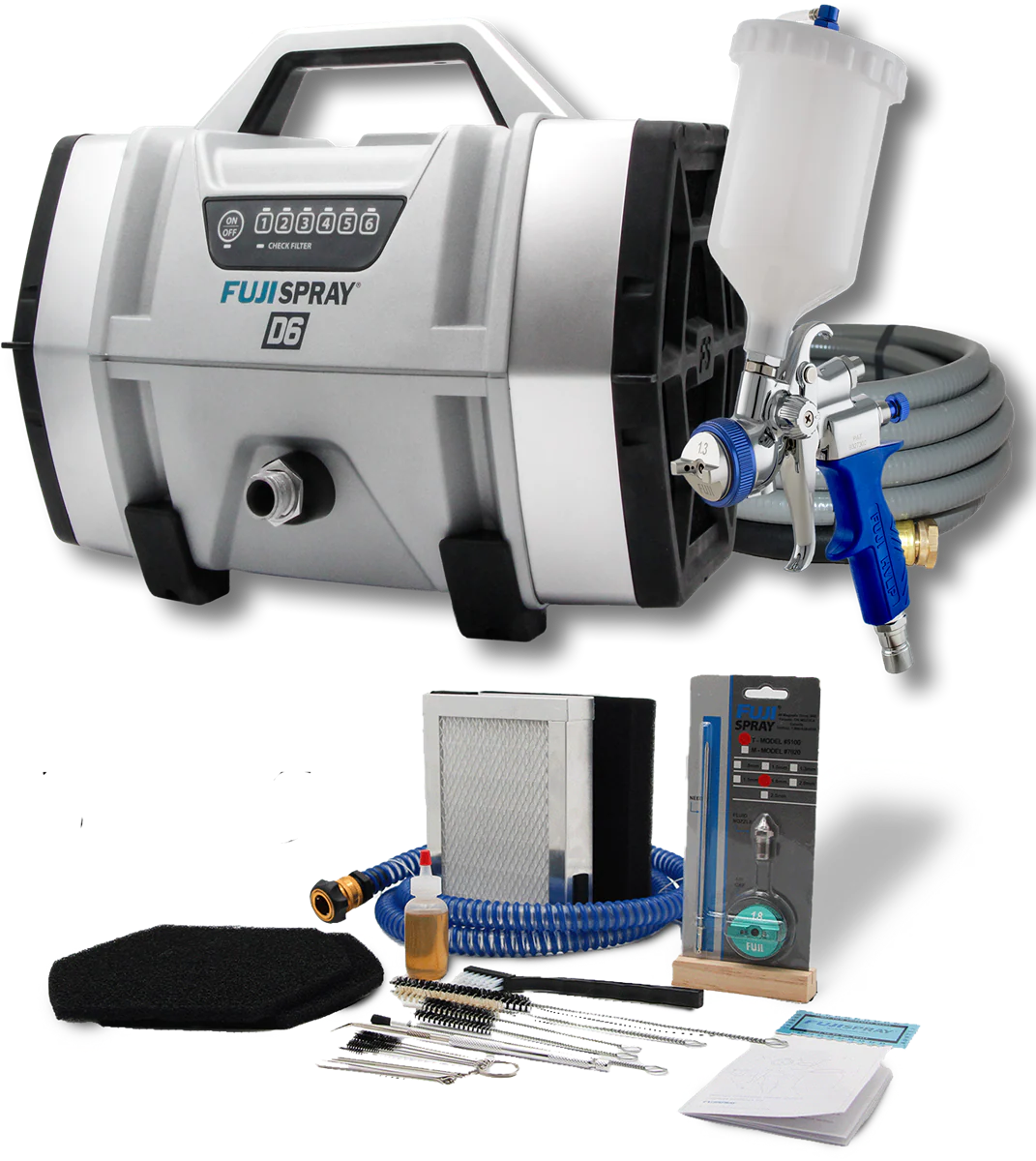 Fuji Spray 4106-T75G D6 HVLP System T-75G Spray Gun - Ysert