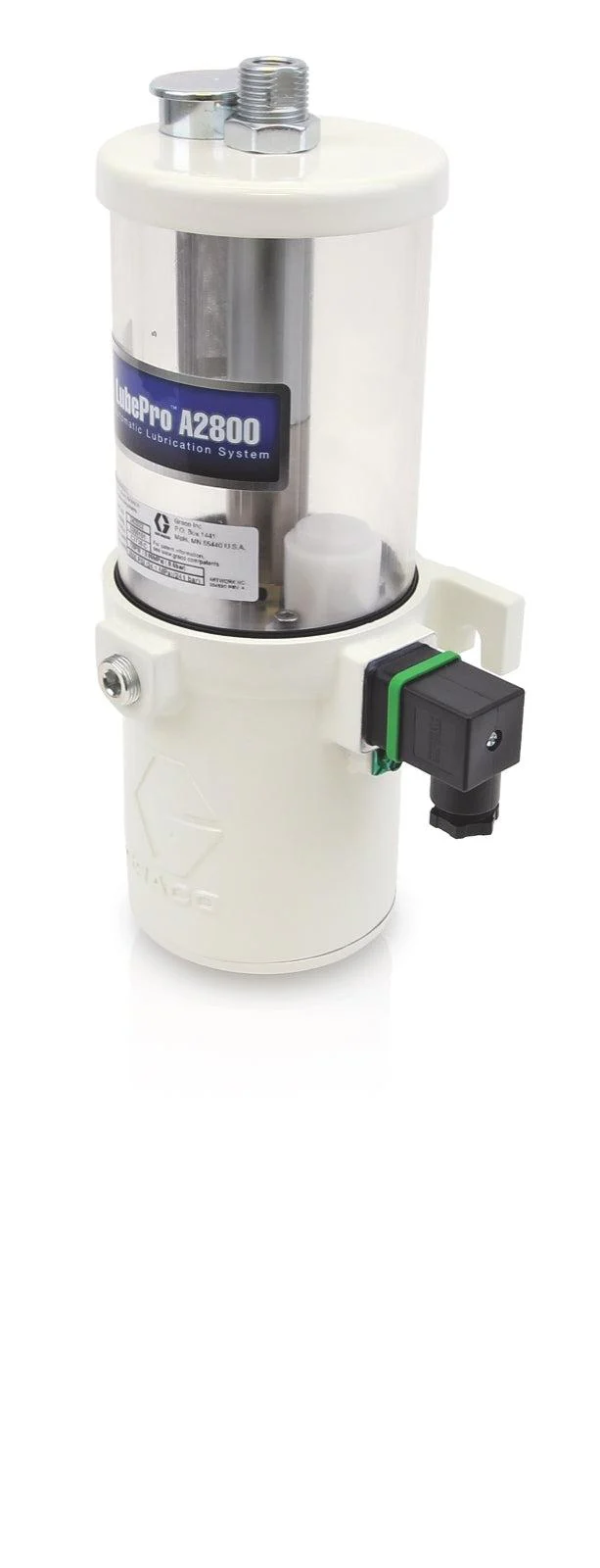 Graco LubePro™ A2800 Vertical Oil Pumps, 0.6 liter Reservoir, Normally Open, Low Level - BSPP - Ysert