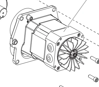 Titan 805-264A Impact 540/640 Motor Assembly - Ysert