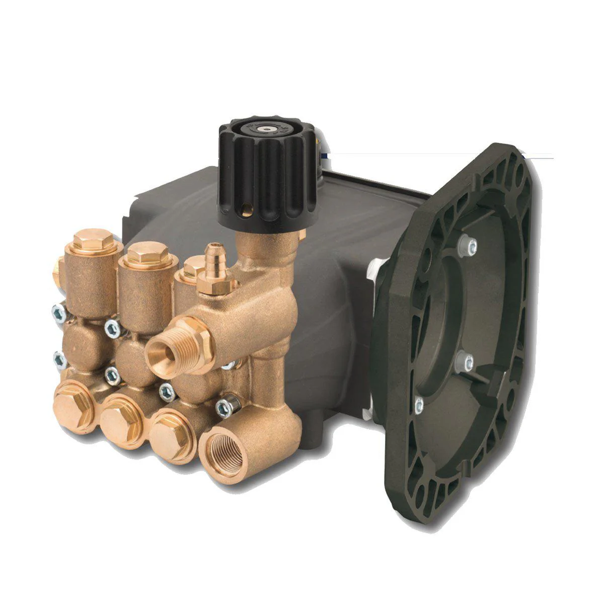 2500 PSI @ 2.0 GPM Horizontal Triplex Plunger  Engine Replacement Pressure Washer Pump - Ysert