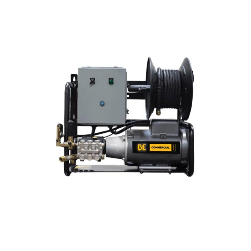BE Commercial Series 2000 PSI @ 3.5 GPM 5HP 220V Baldor Motor Electric Pressure Washer - Wall Mount - Ysert
