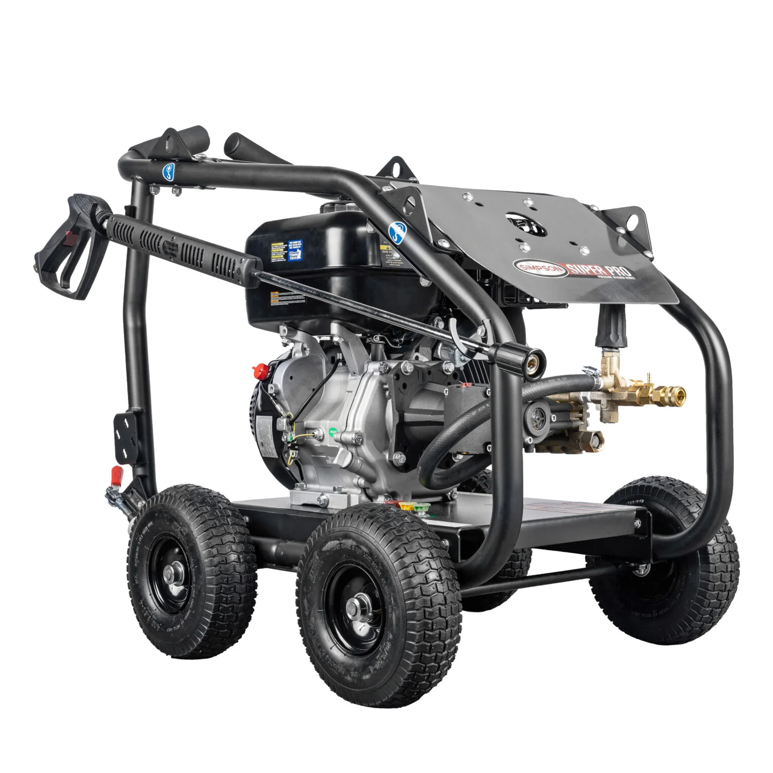 Simpson 65208 4400 PSI @ 4.0 GPM CRX 420cc w/ AAA® Triplex Plunger Pump Cold Water Professional Gas Pressure Washer (50-State) - Ysert