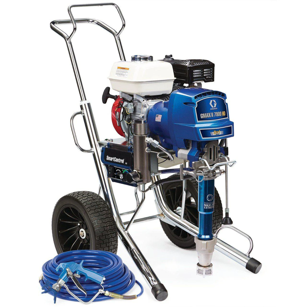 Graco GMAX II 7900 HD 3-in-1 IronMan Series 3300 PSI @ 2.2 GPM Honda Gasoline Engine Airless Sprayer - Ysert