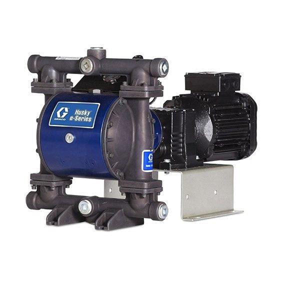 Graco Husky 1050e Al (NPT) Pump, 120V Compressor, BLDC Motor, AL Center Section, BN Seats, BN Balls & BN Diaphragm - Ysert