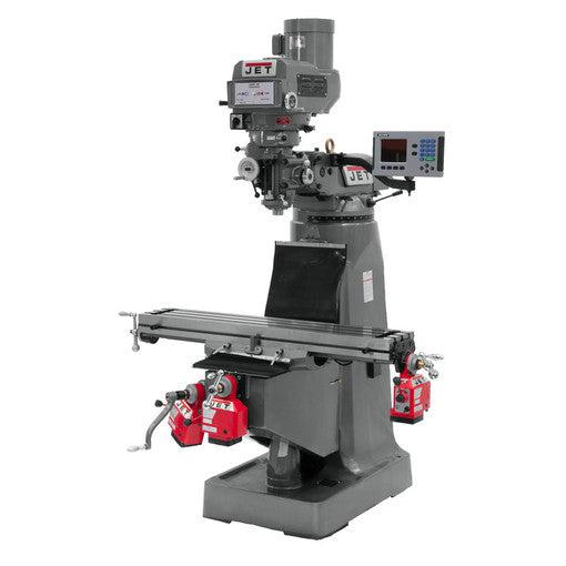 Jet Tools - JTM-4VS Mill With ACU-RITE 203 DRO With X, Y and Z-Axis Powerfeeds - Ysert