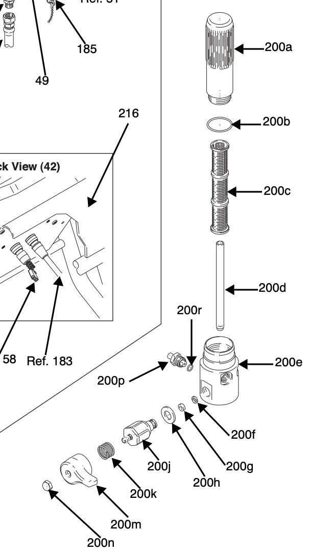 Graco 245515 Filter Repair Kit/ Assembly - Ysert