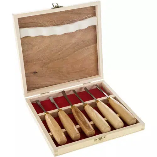 Grizzly H7922 - 6 Pc. Gouge Chisel Set - Ysert