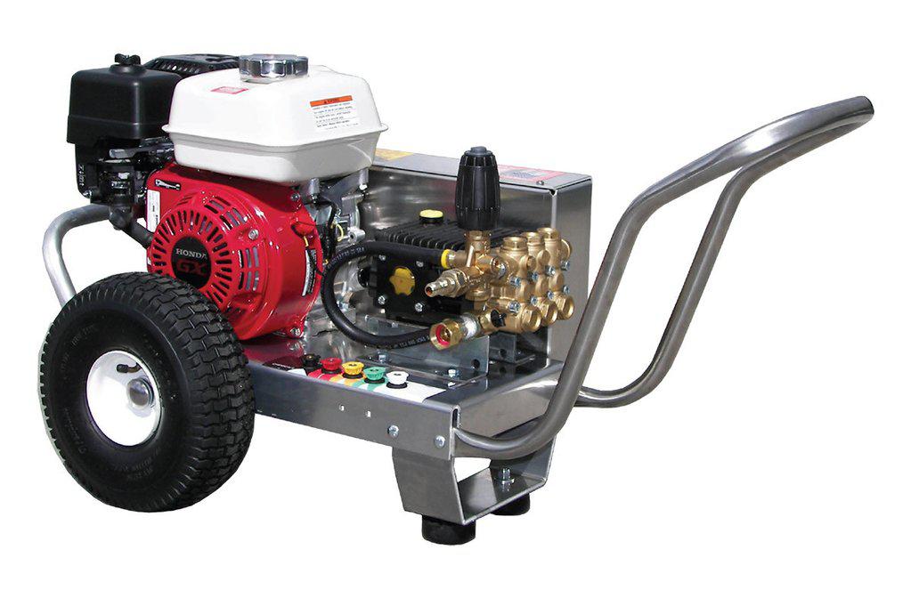 Pressure-Pro 2500 PSI @ 3.0 GPM Belt Drive Honda Engine Cold Water Gas Pressure Washer - Ysert