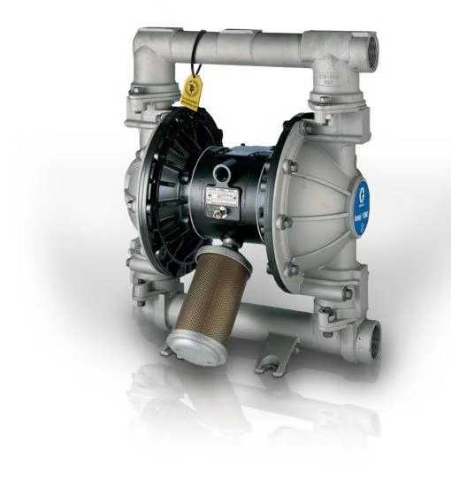 Graco Husky 1590 - 100 GPM - Stainless Steel AODD Metal Pump w/Aluminum Air Motor, Standard Air Valve, 17-4 PH S/S Seat, PTFE Ball & PTFE Diaphragm - Ysert